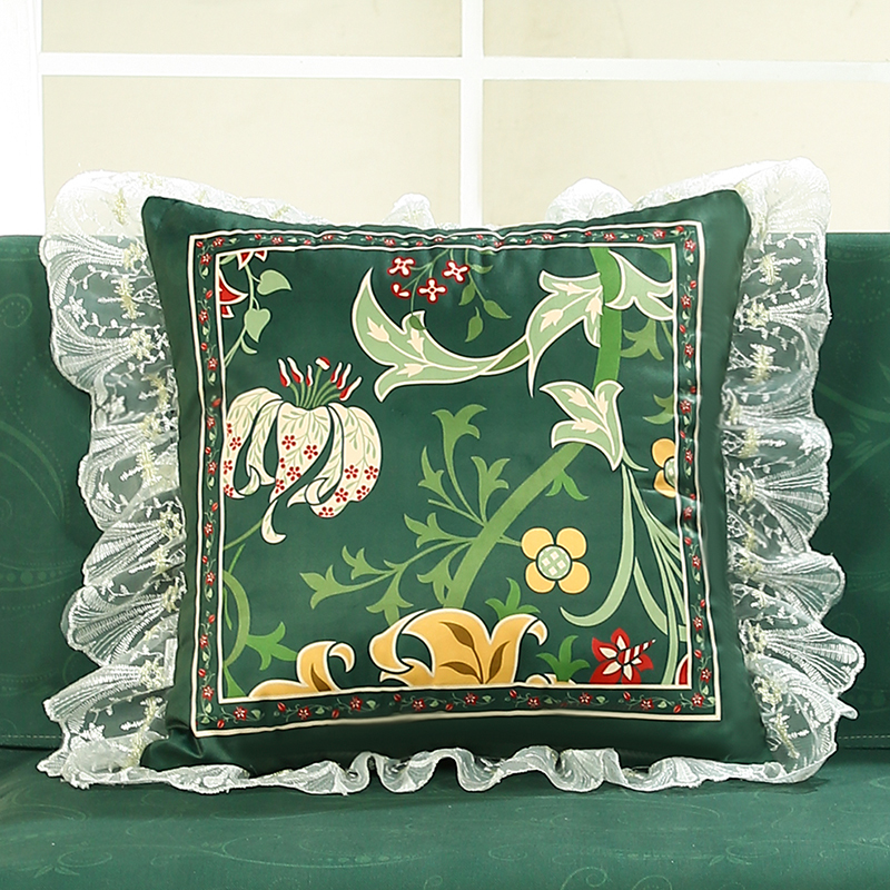 【莫里斯】 高级感轻奢沙发抱枕套沙发靠背垫可拆正方形靠背套靠垫