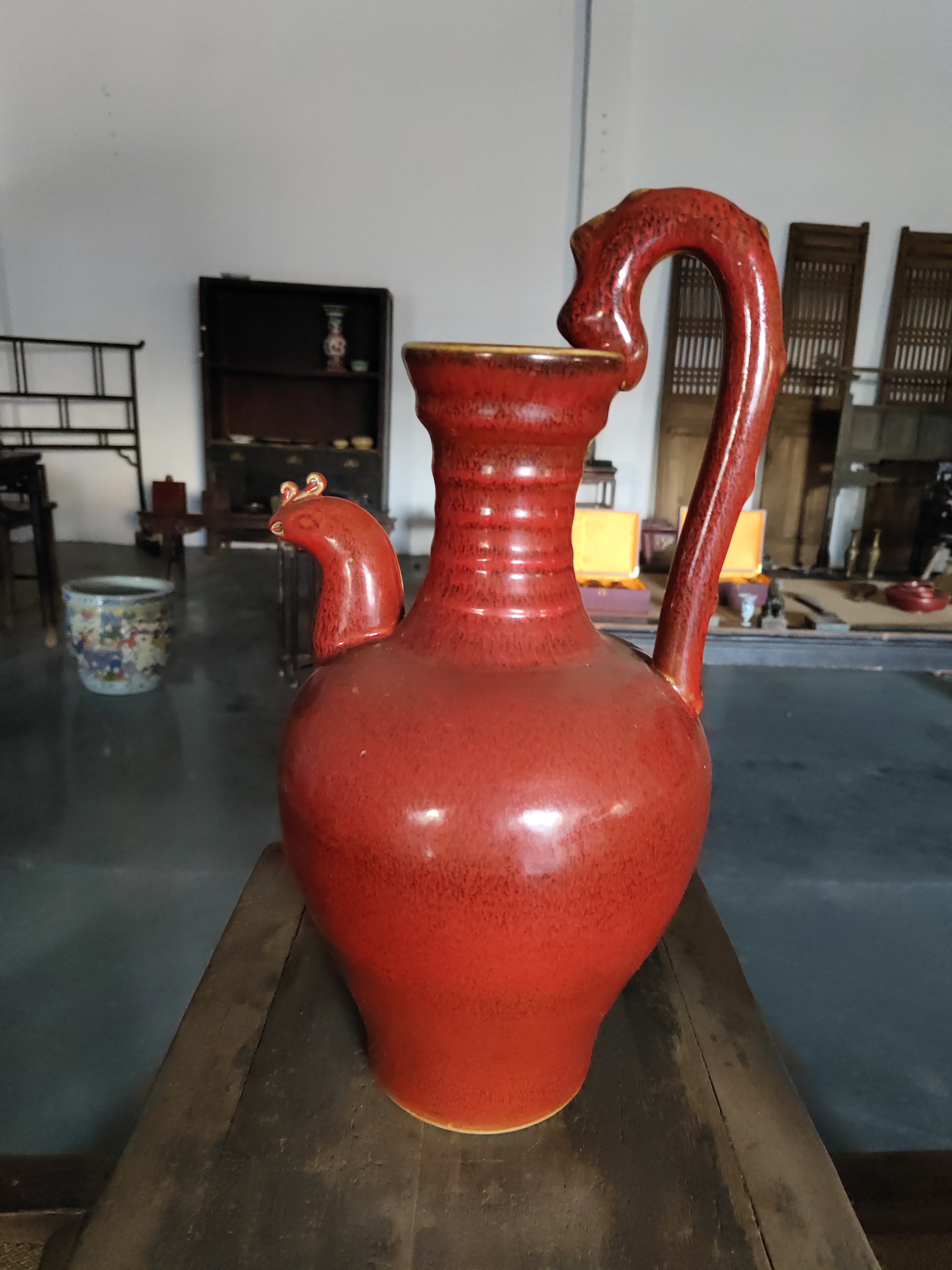 宋红文玩摆件儿之花瓶