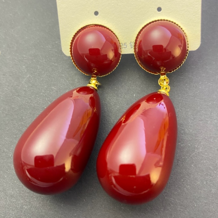 非金属仿珍珠耳饰 经典珠珠类耳饰气质款