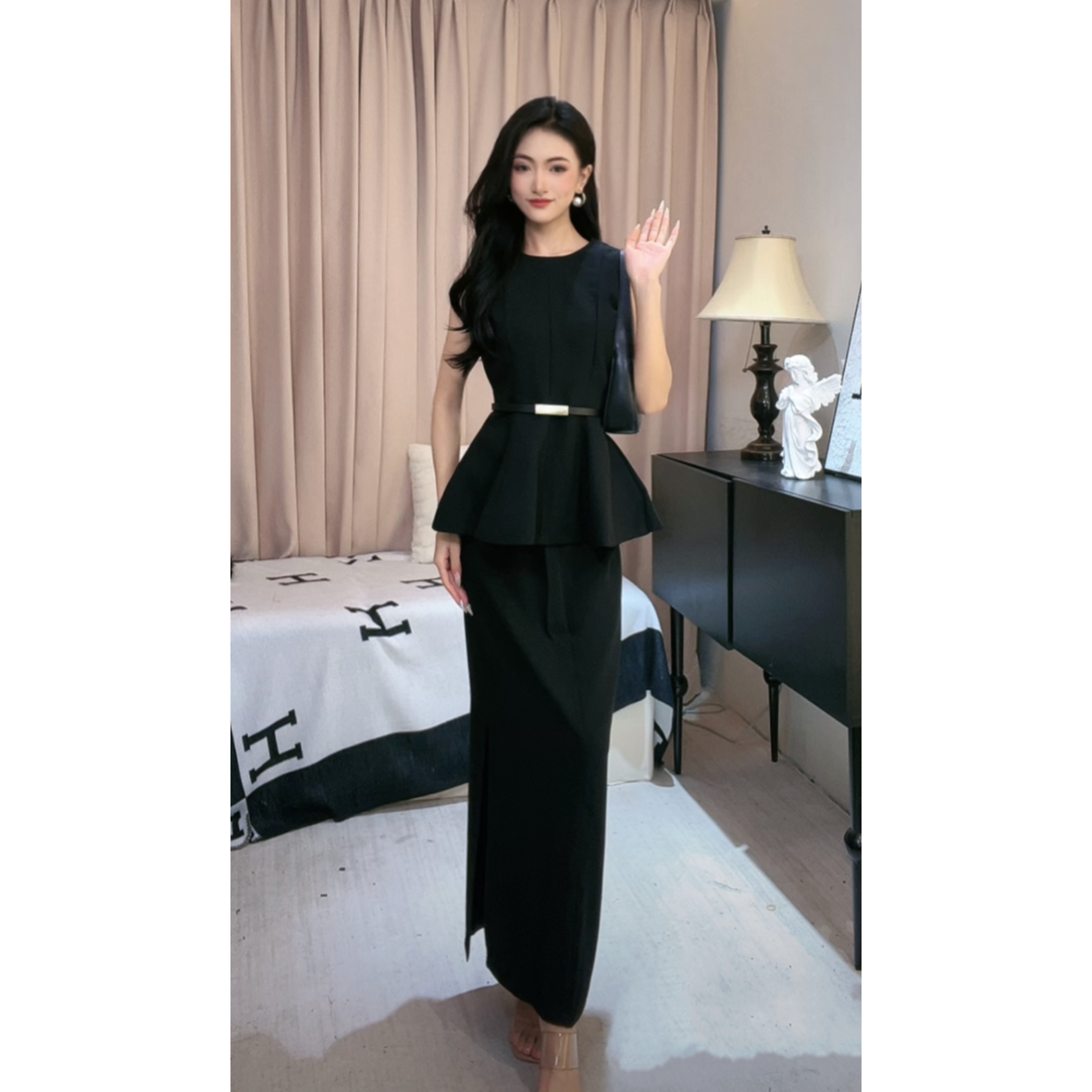 【蔚姐高定】夏季新款高级感时尚套装显瘦气质小众设计套装