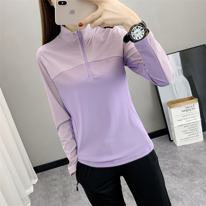 9001跑步女速干衣olT恤春夏季弹力快干衣服健身运动户外女装服装