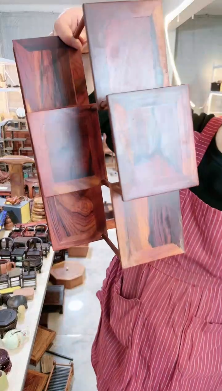 【闪购商品】木头木雕2个酸枝4个鸡翅的六部台