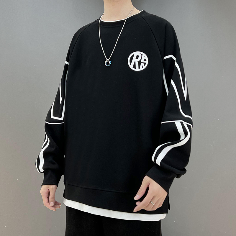 男装大童青少年常规款卫衣长袖运动秋冬圆领情侣爆款卫衣套装正品