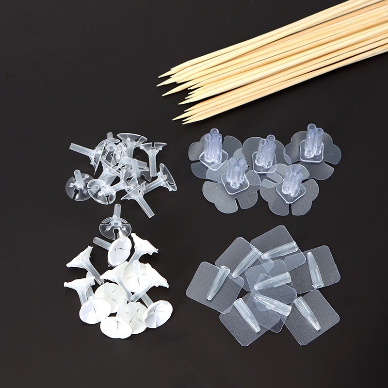 【捷优】 花束花艺万能固定胶包零食水果手工制作竹签插孔包花花店