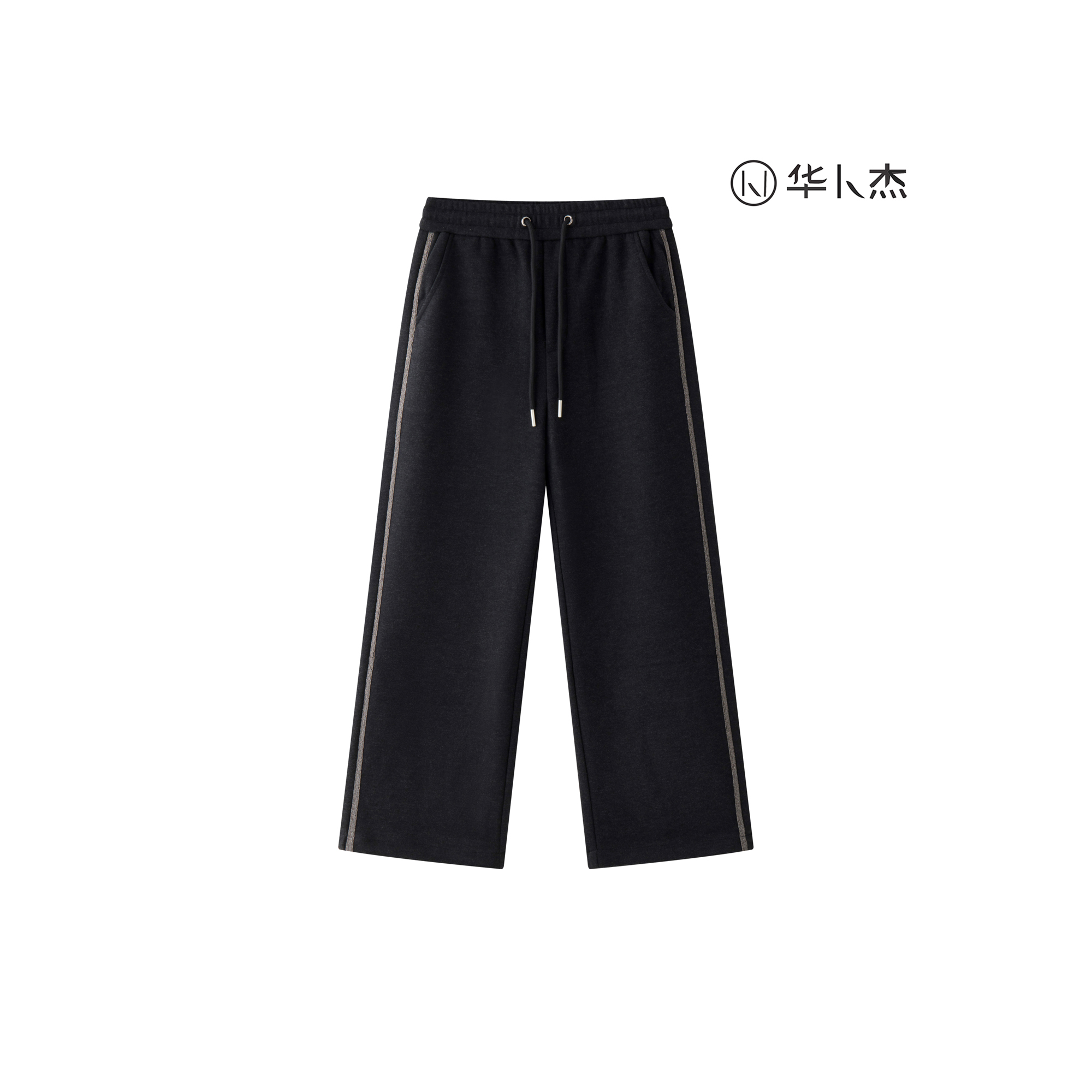 华人杰新款加绒阔腿裤显瘦长裤时尚爆款休闲裤垂感加绒直筒裤