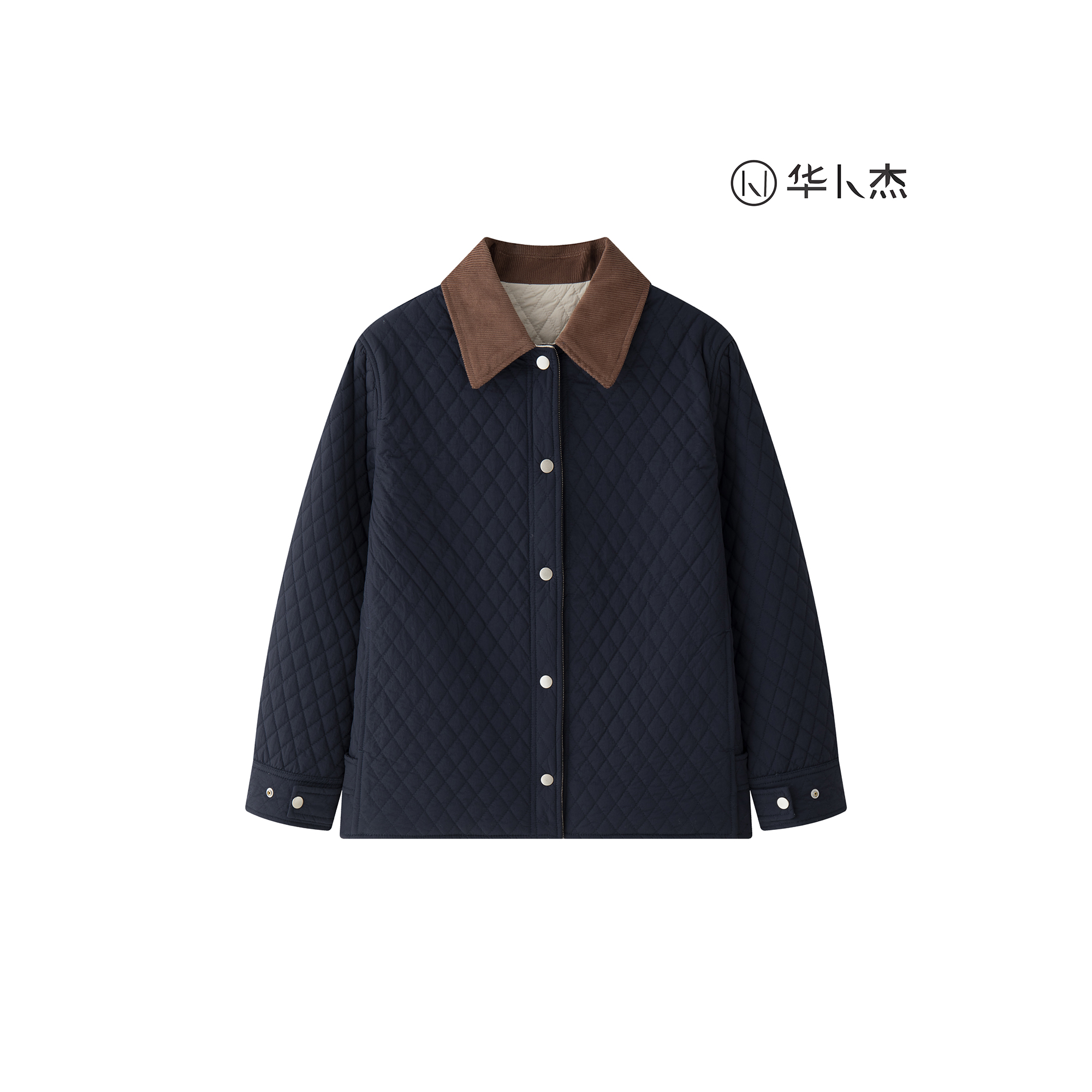 华人杰2025热绒服春秋女装时尚长袖外套宽松保暖棉服