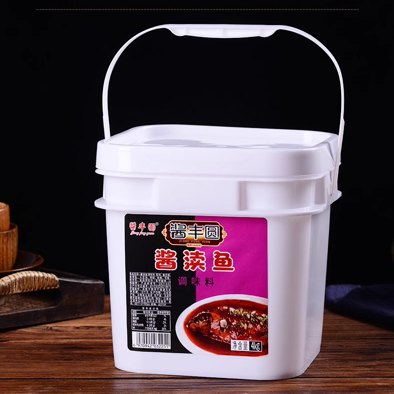 酱渎鱼商用调味酱料特色酱香鲜香炒料商用厨房煮鱼调料酱汁4公斤