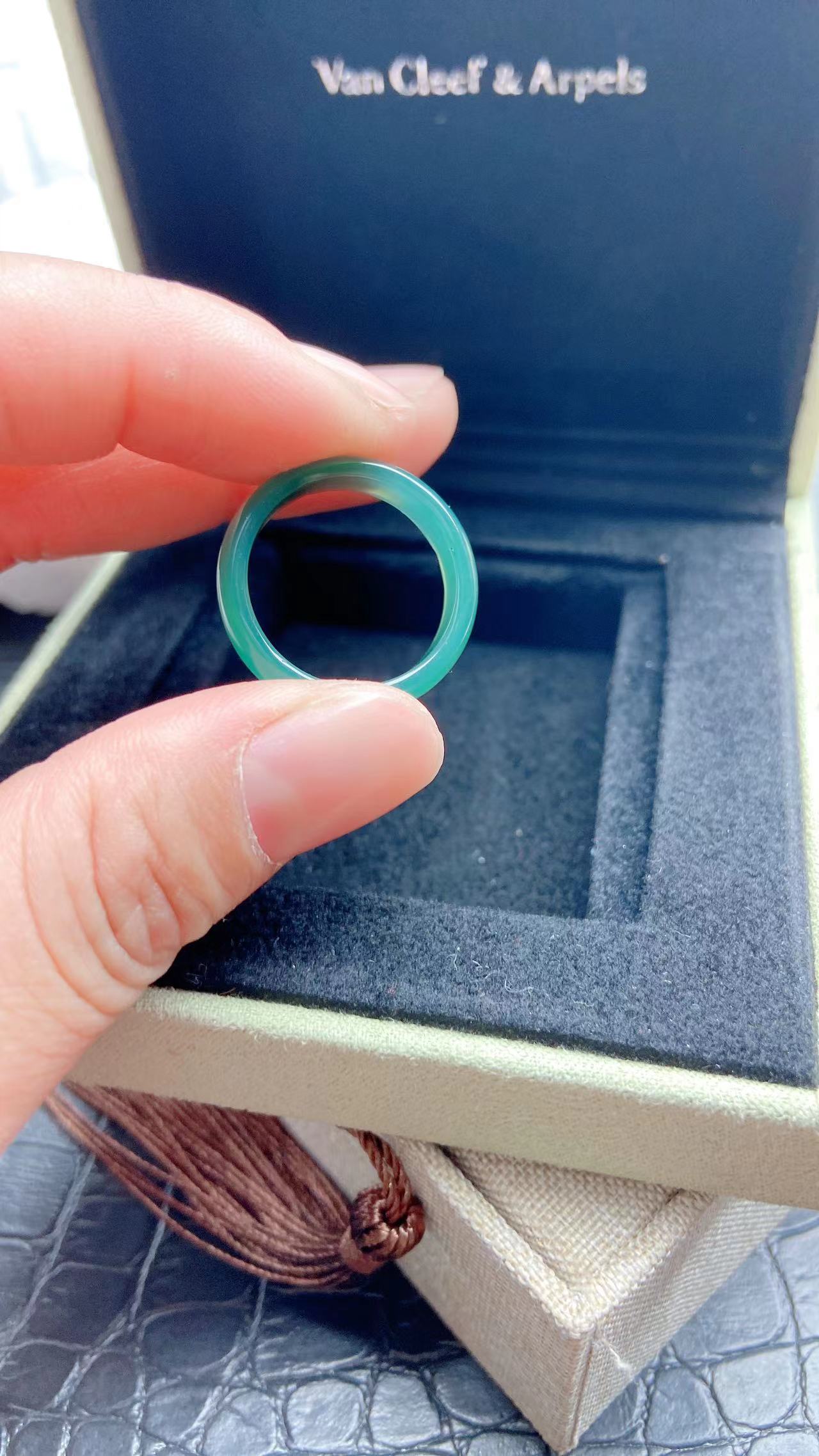 压箱底玛瑙玉髓戒指