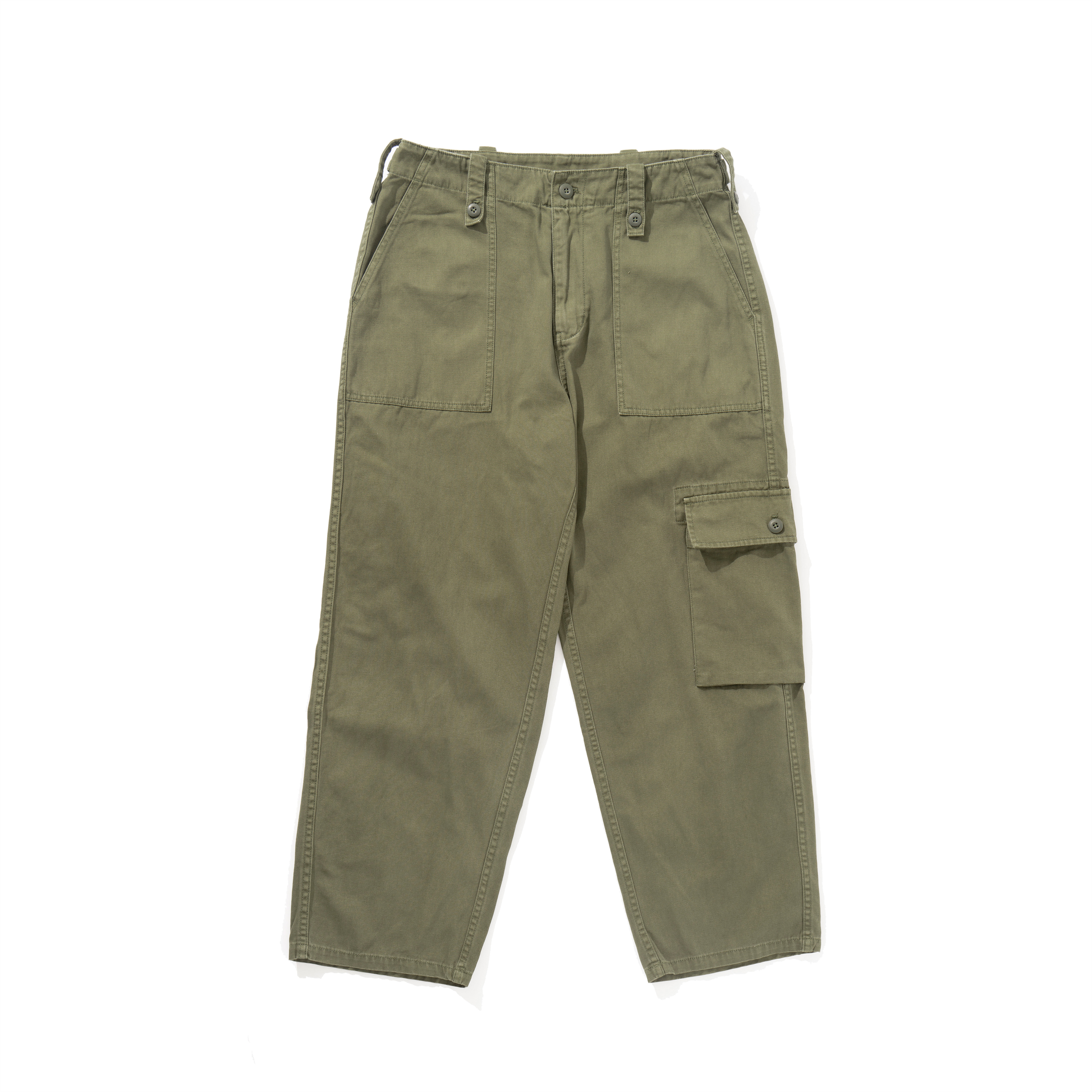 无品牌百搭简洁复古日系工装裤