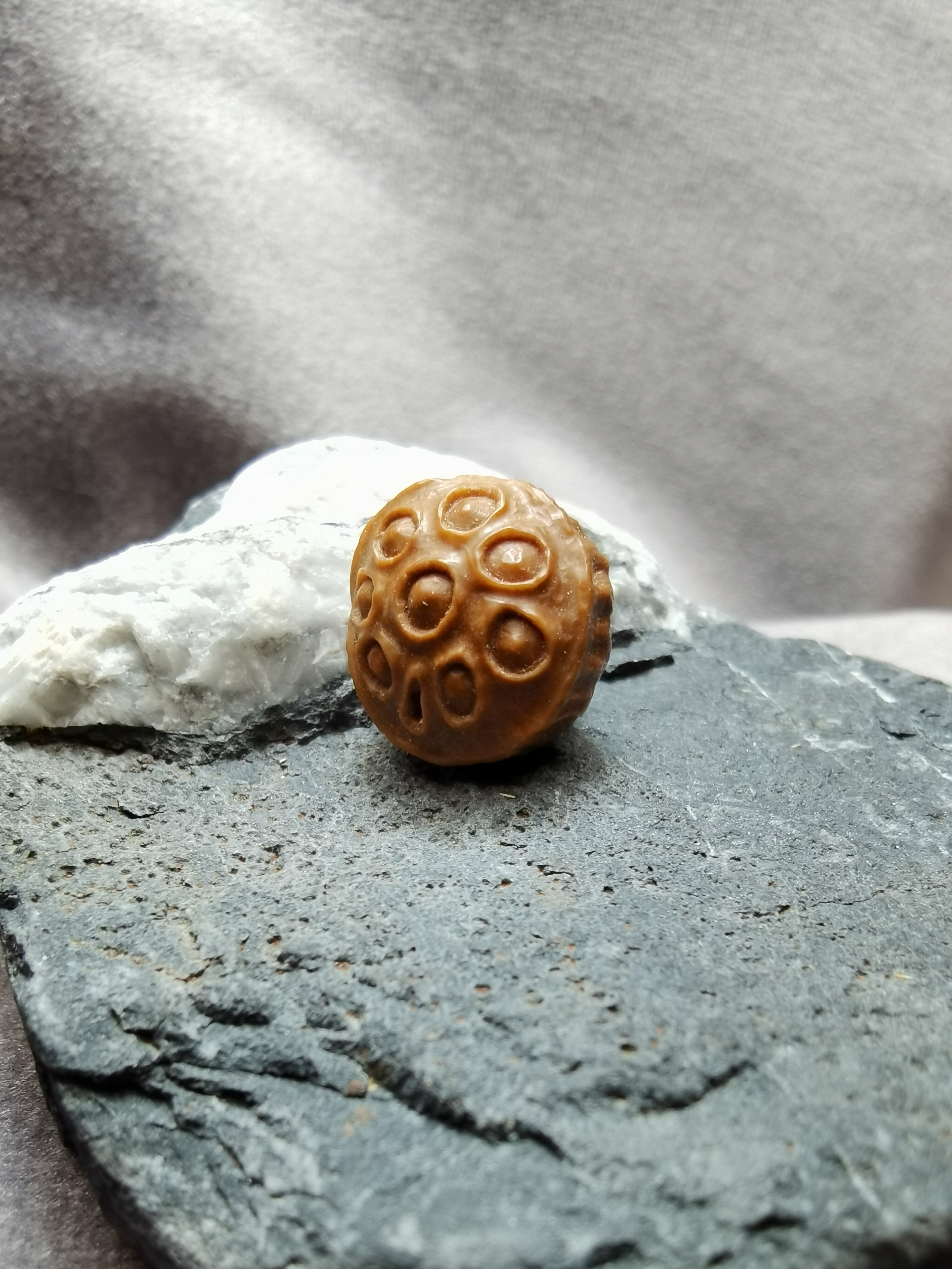 核雕莲蓬 龙纹桃核雕刻 精品雕刻 纯手工雕刻工艺品 创意手工