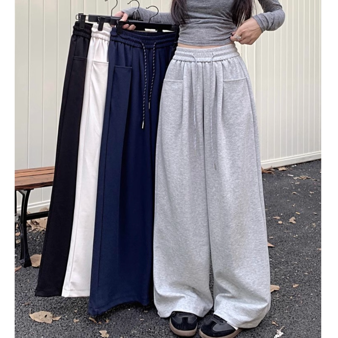 盈伽慵懒宽松显瘦新款绵绵裤女神必备