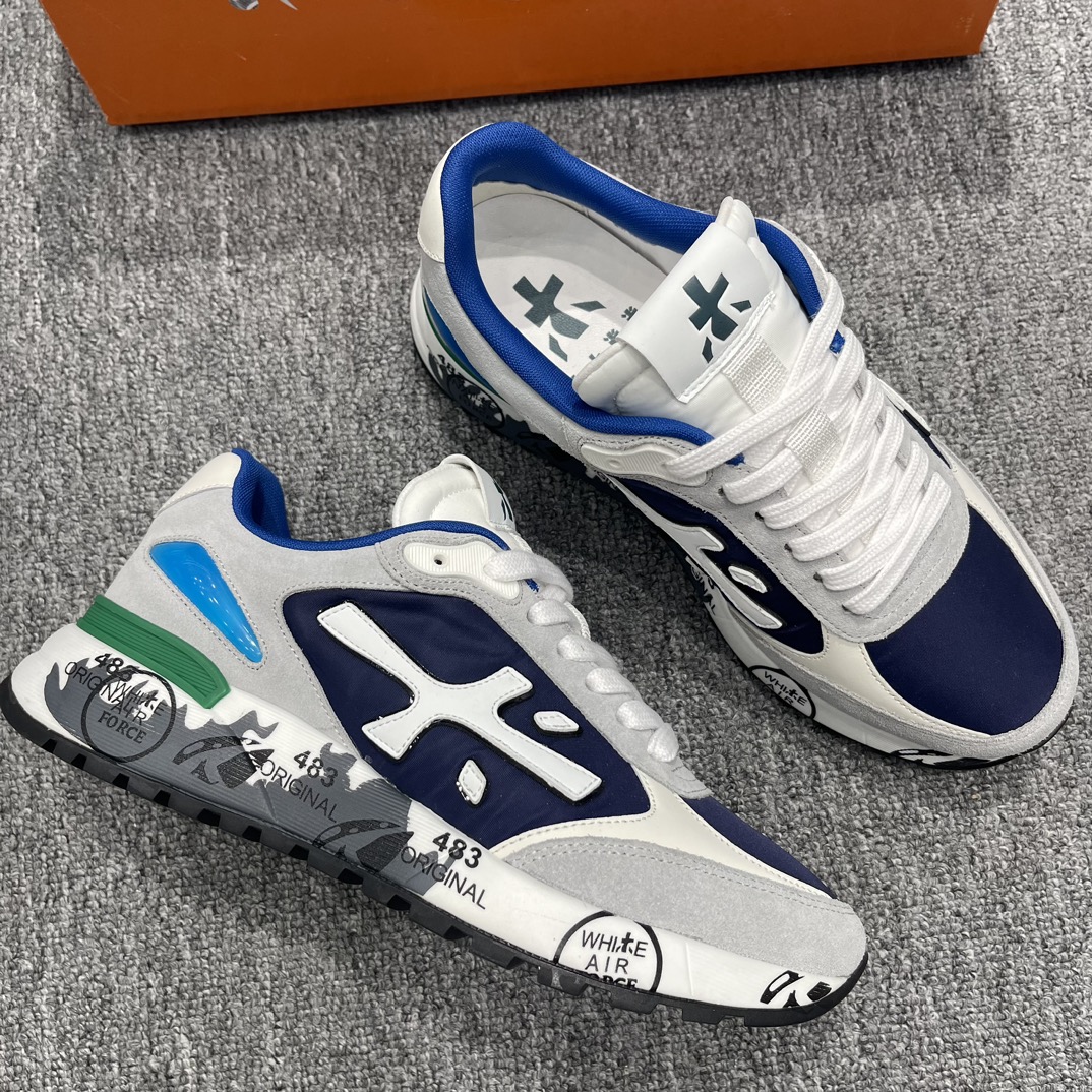 【木木米米】新款男士时尚真皮休闲鞋木驰潮流百搭休闲木字潮鞋1283