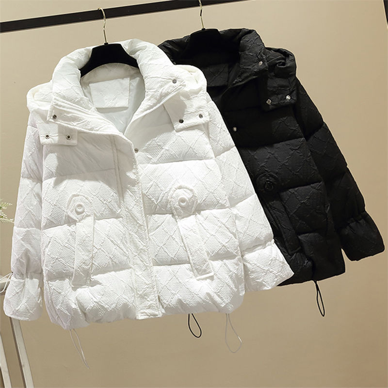 波司豋羽绒羽绒服女韩版宽松连帽女外套潮2023年新款棉衣棉袄外套