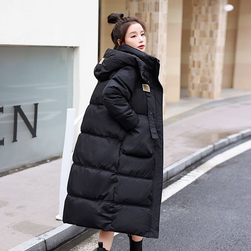 波司豋羽绒羽绒服女中长款冬季2023年新款韩版棉衣加厚过膝连帽棉