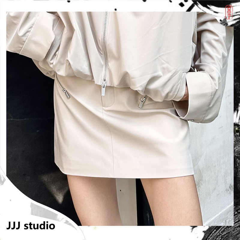 JJJ STUDIO 杏色半裙 JKWFA1Q253