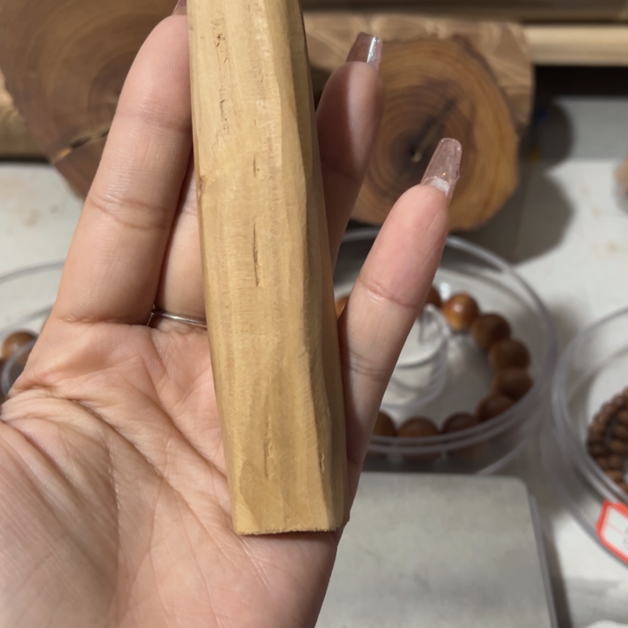 【闪购商品】檀香木手串/手链源****?老山檀品香棍
