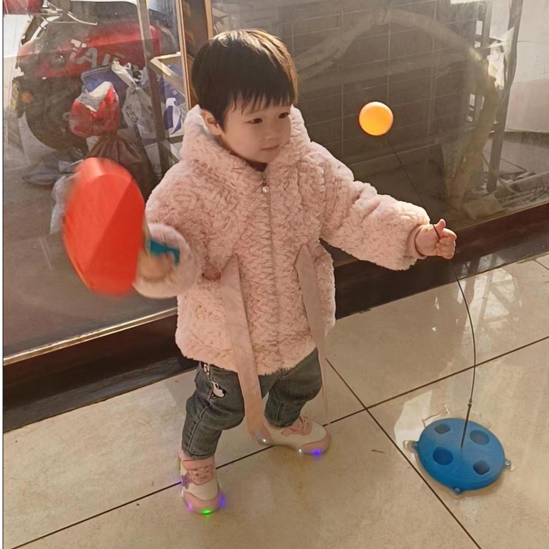 小朋友防近视乒乓球训练器儿童专注力训练神器室内练习打乒乓球拍