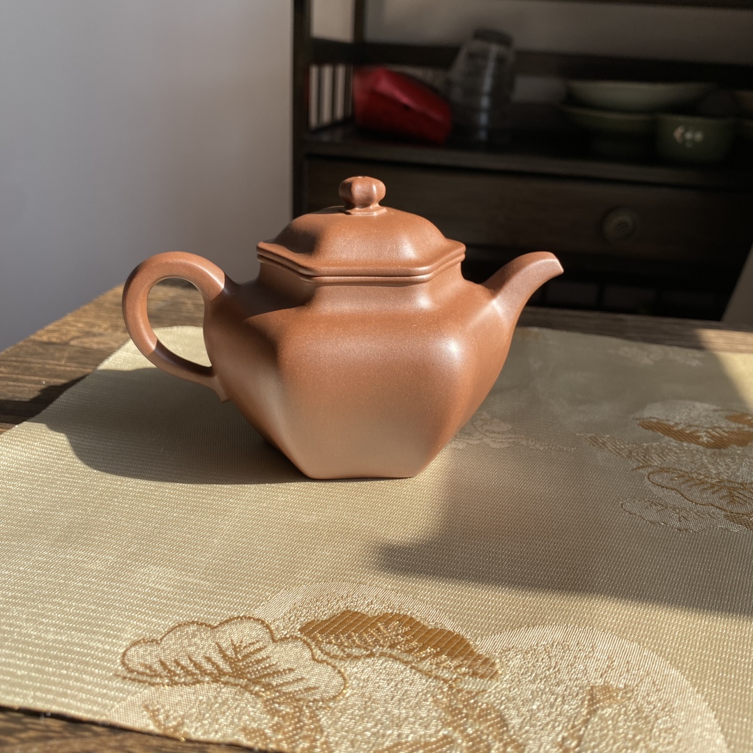 【六方莲子】精工全手工老紫泥制作190cc