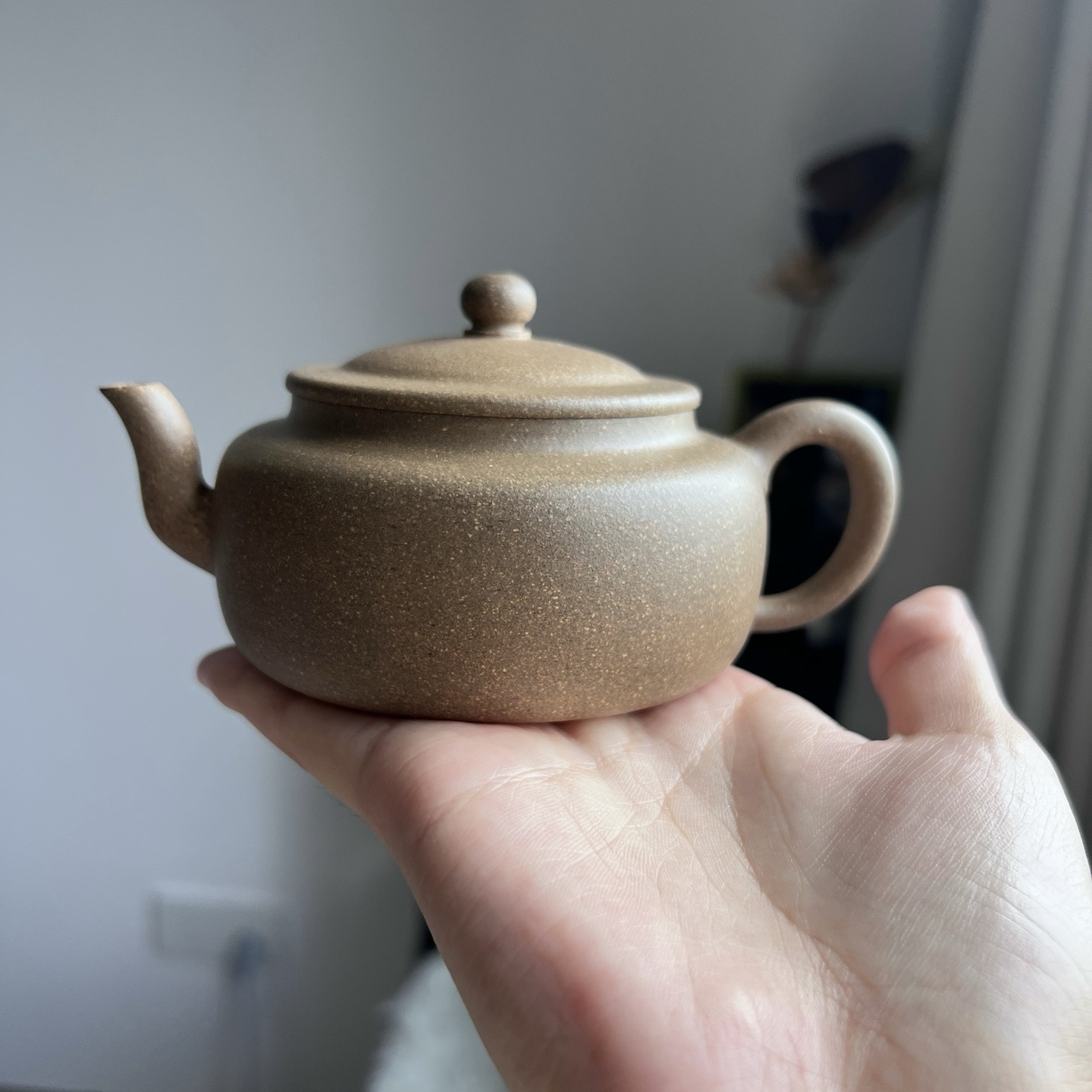 【旭帽】宜兴紫砂壶全手工老青段泥200cc