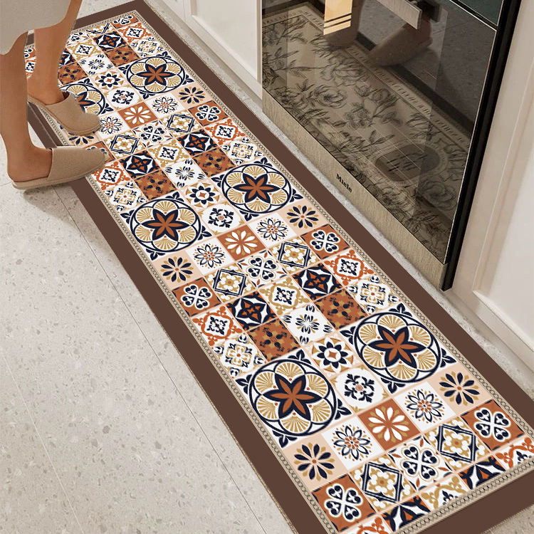 X1205【40*160cm】硅藻泥厨房地毯脚垫可擦免洗吸水厨房防滑地垫