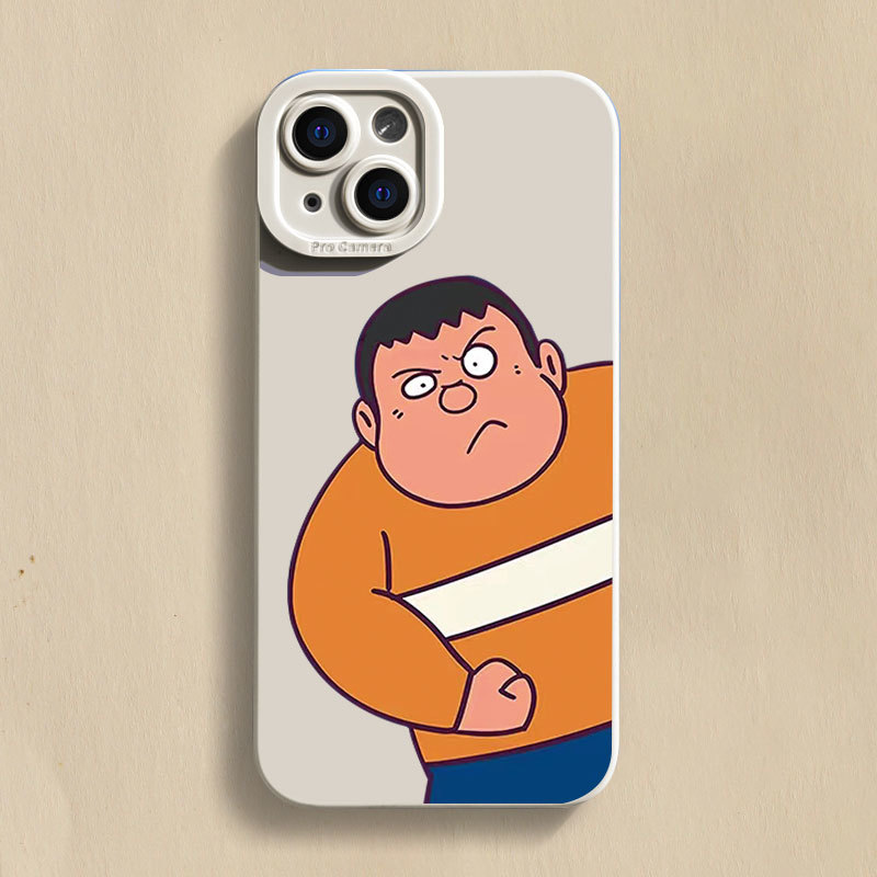 胖男孩适用于苹果iPhone15/14/13/12手机壳全包硅胶xr/7/8新款ins