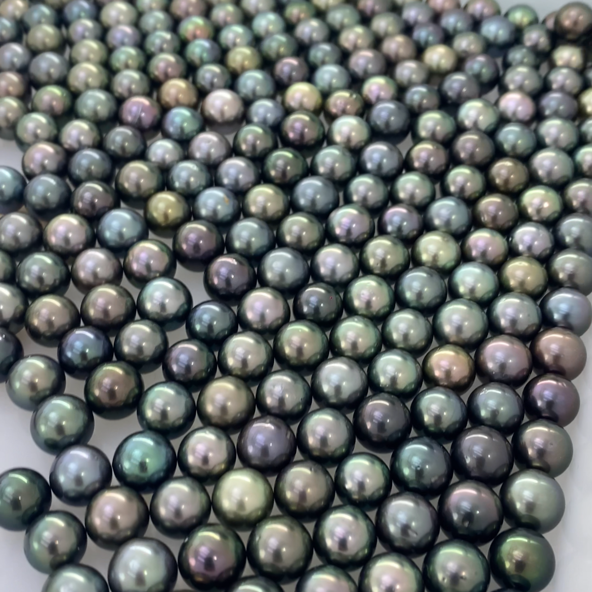 星柠珍珠 海水大溪地黑珍珠裸珠（多样性发一）