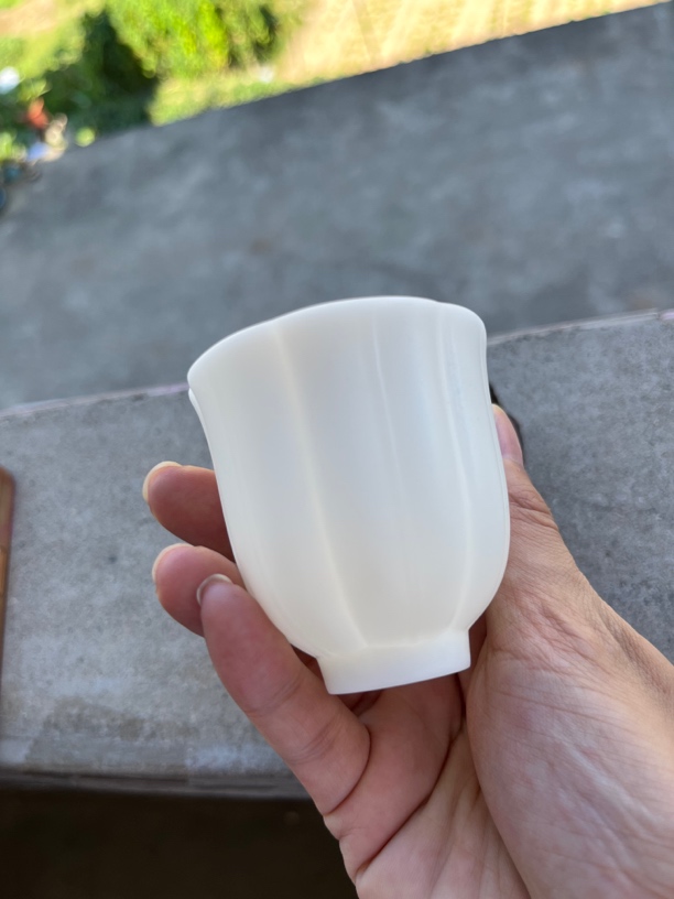 冰种羊脂玉瓷茶杯主人杯个人专用杯子收藏高端送礼