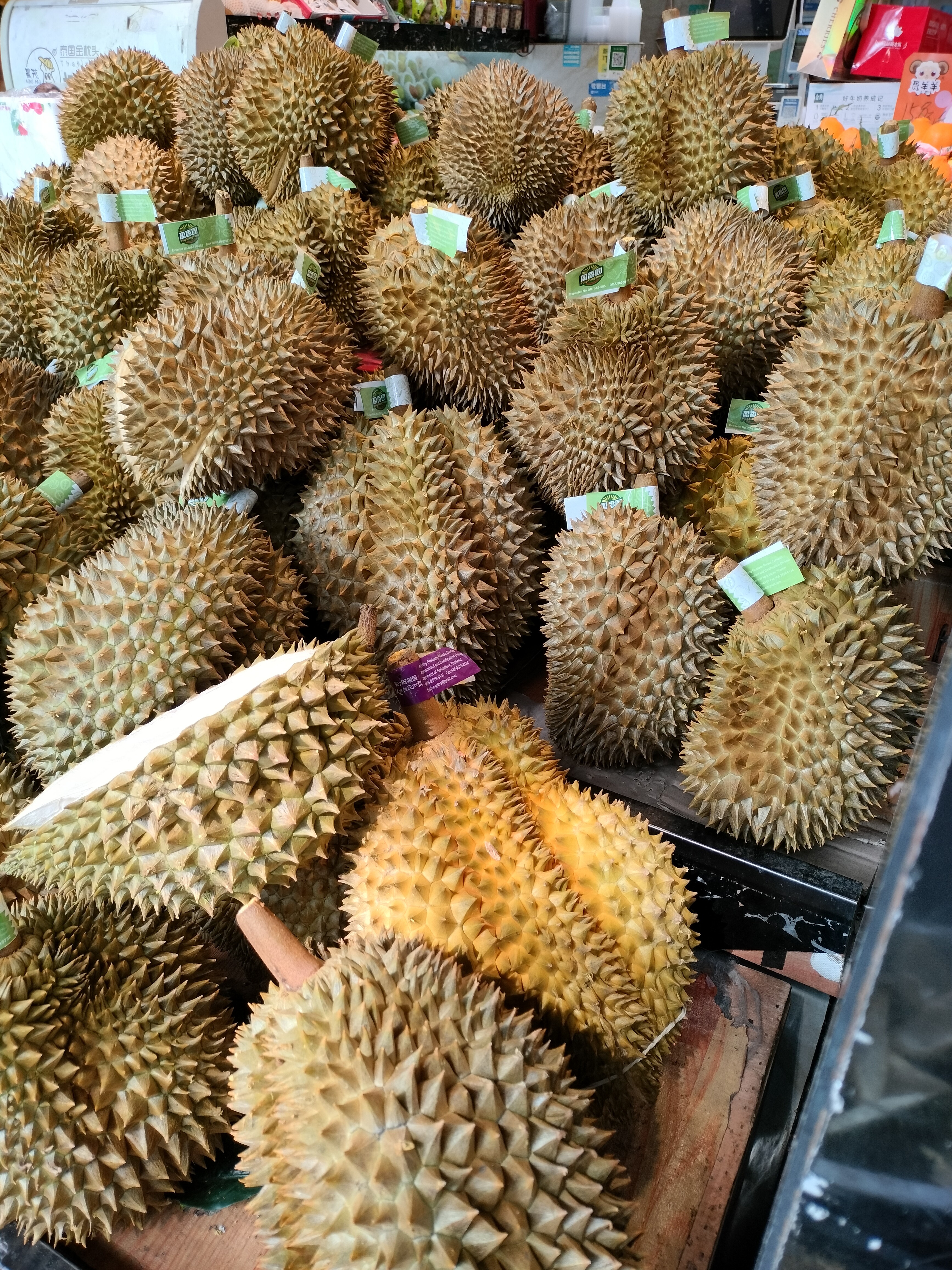 （整果特价）金枕榴莲3-4斤