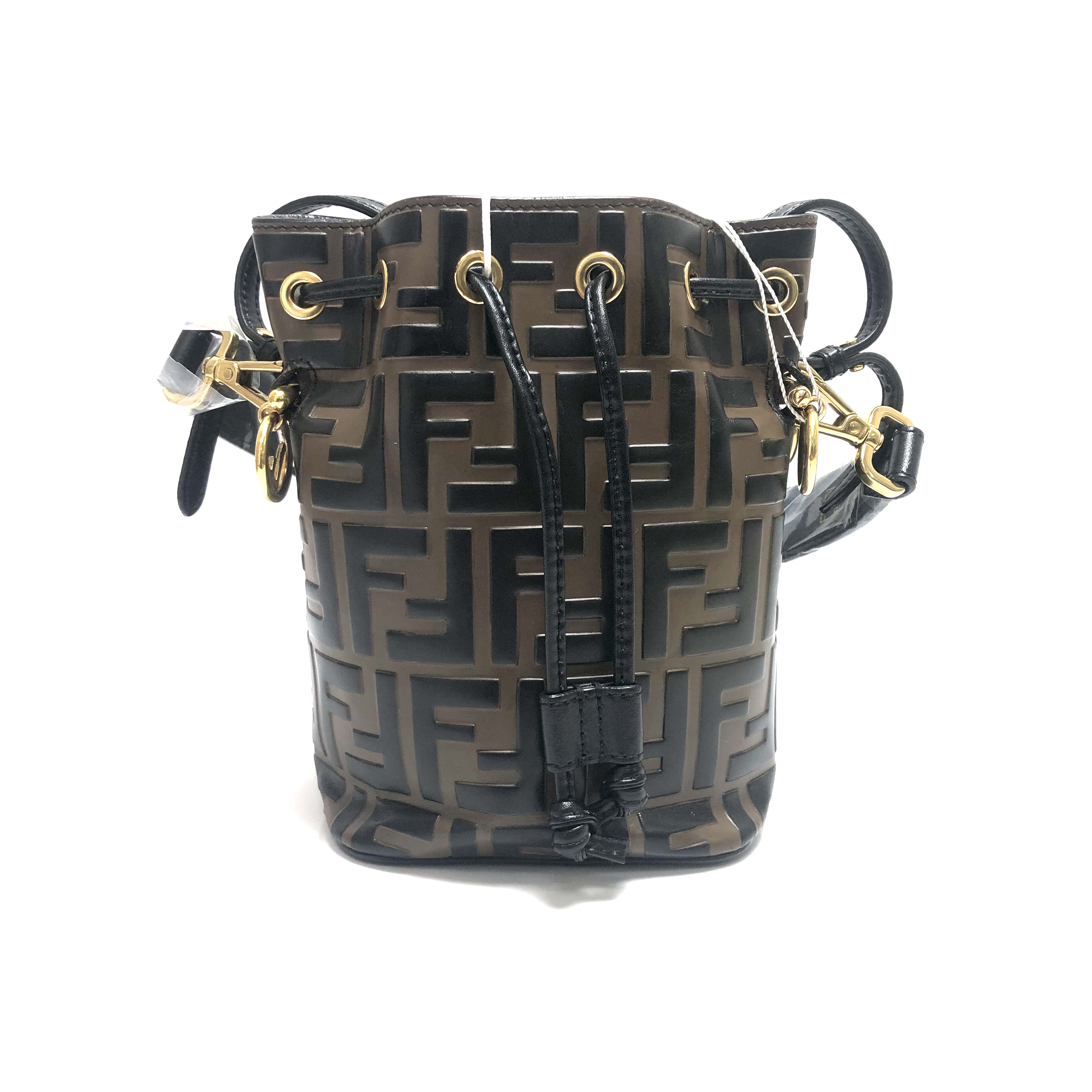 99新 FENDI/芬迪 可乐/芬迪老花小水桶/98新/11571559