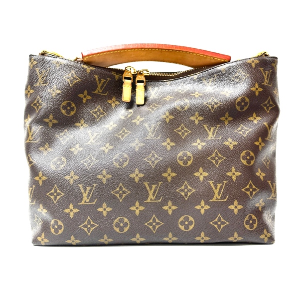 95新 LouisVuitton/路易威登 可乐/LV 老花Sully小号/95新