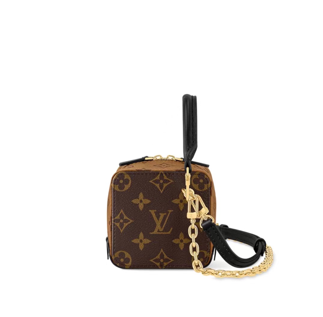 全新未使用 LouisVuitton/路易威登 Dice骰子手提包/二手未使用