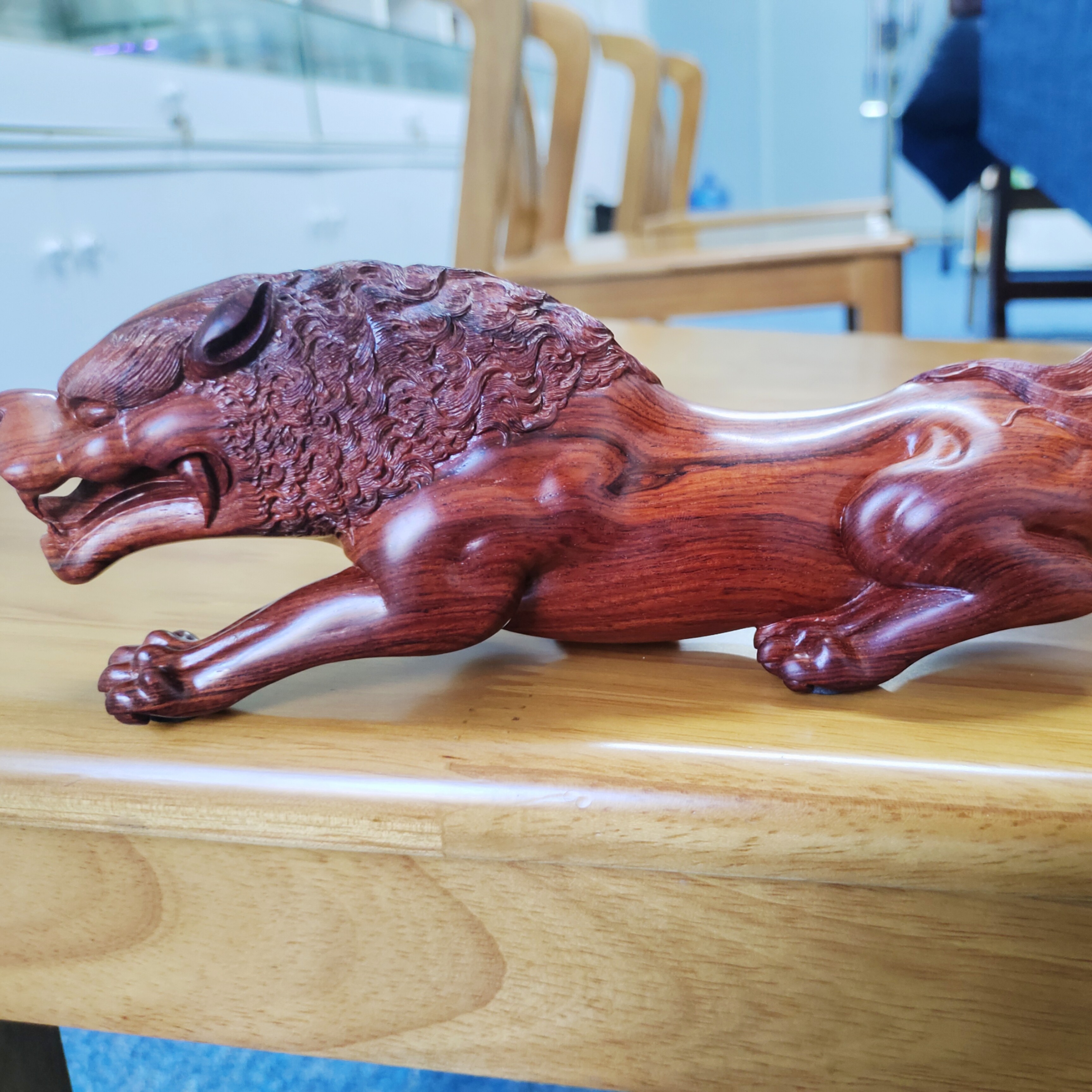 海南黄花梨老料<<狴犴>>子辰作品