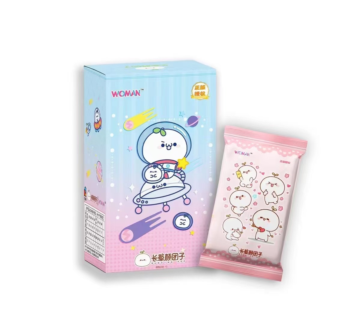 【拆盒】WOMAN正版授权【长草颜团子收藏卡牌-第一弹】收藏卡牌