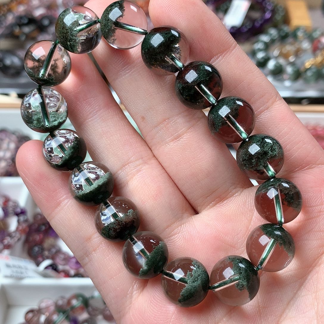 【闪购商品】水晶手串未镶嵌绿幽灵