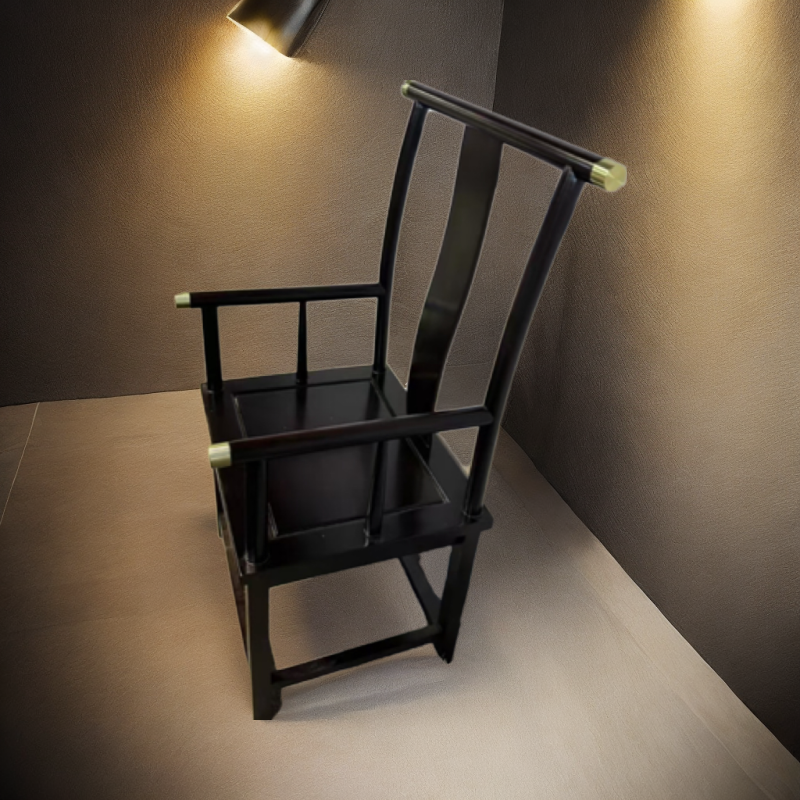 刚果黑檀实木椅子休闲椅