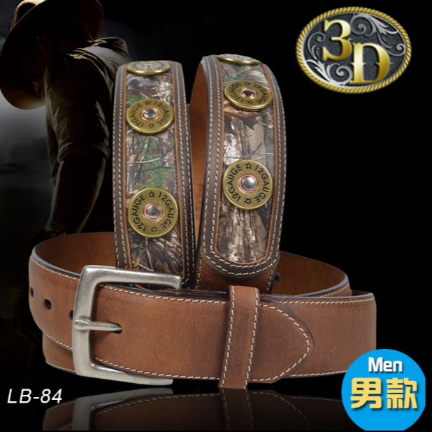 美国进口3D骑马马术西部腰带 男款牛仔腰带 西部巨人马术用品