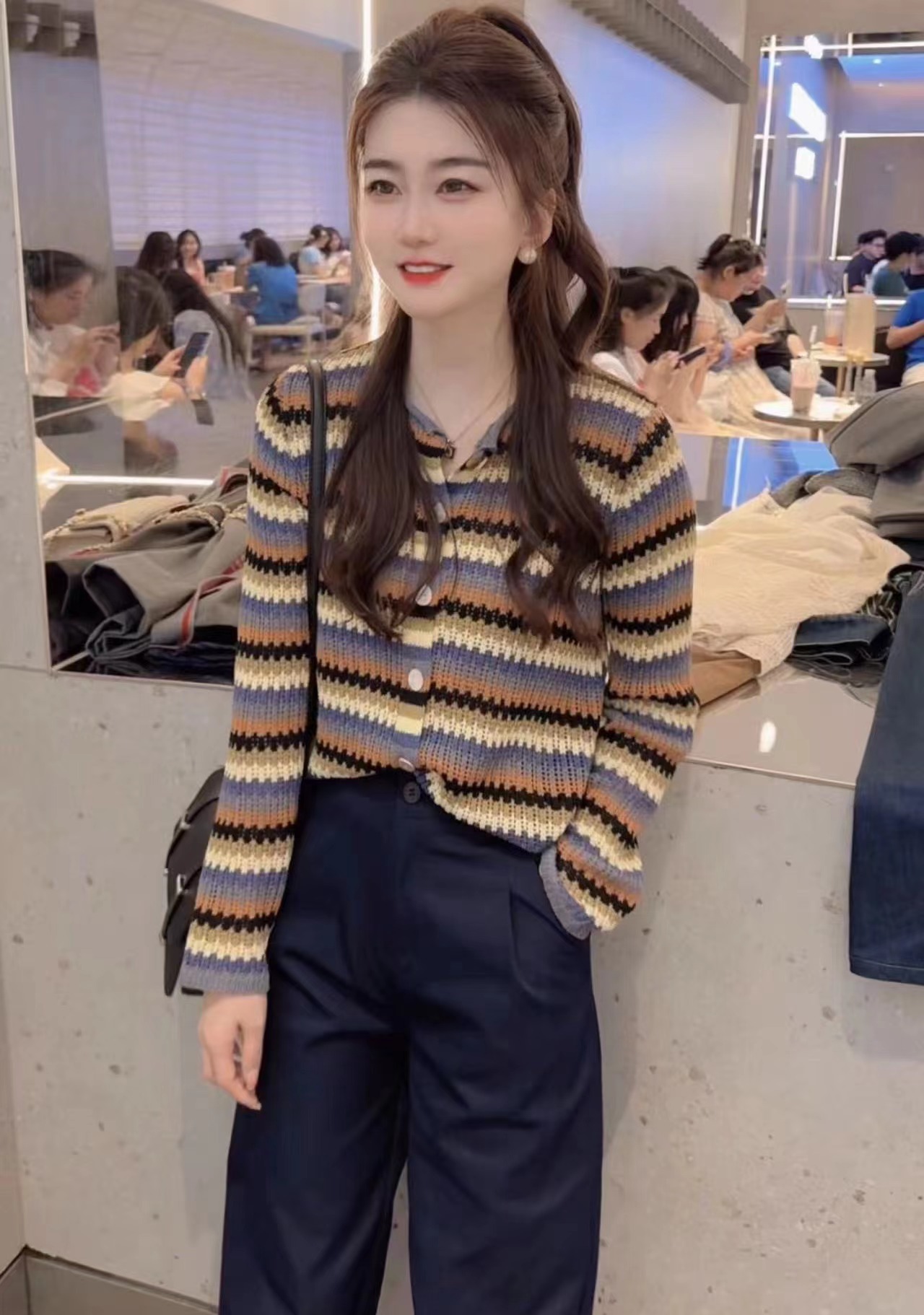 『彩色绘画S』时尚百搭休闲舒适简约潮流衬衫223