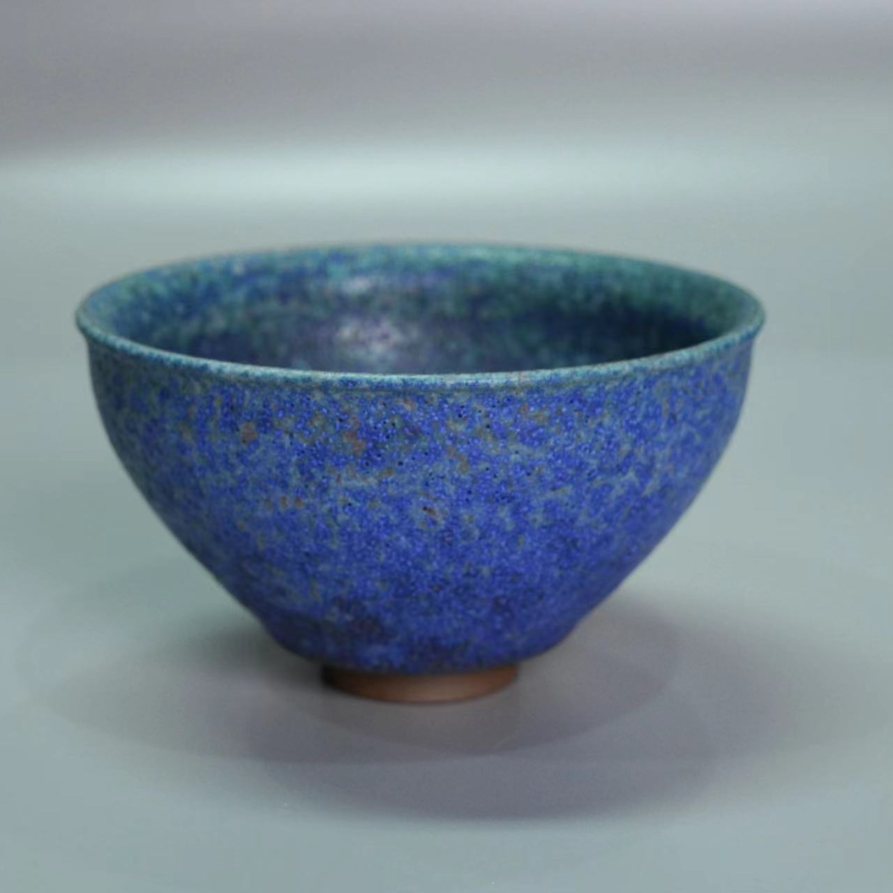 晏如堂纯手工犀皮醉铜釉陶瓷盏杯复古黑色大茶碗陶杯大主人杯