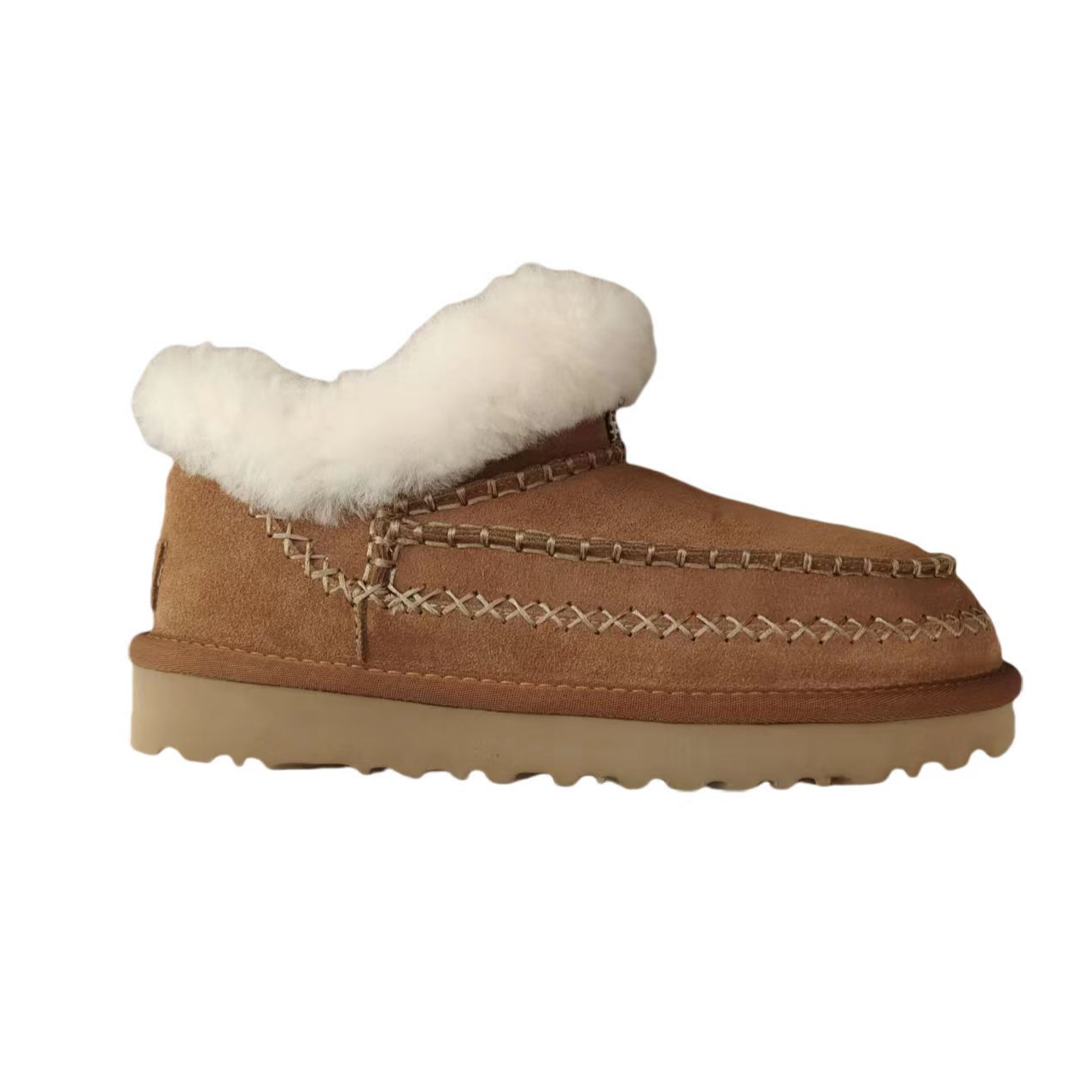 女鞋；58260毛毛一脚蹬雪地靴