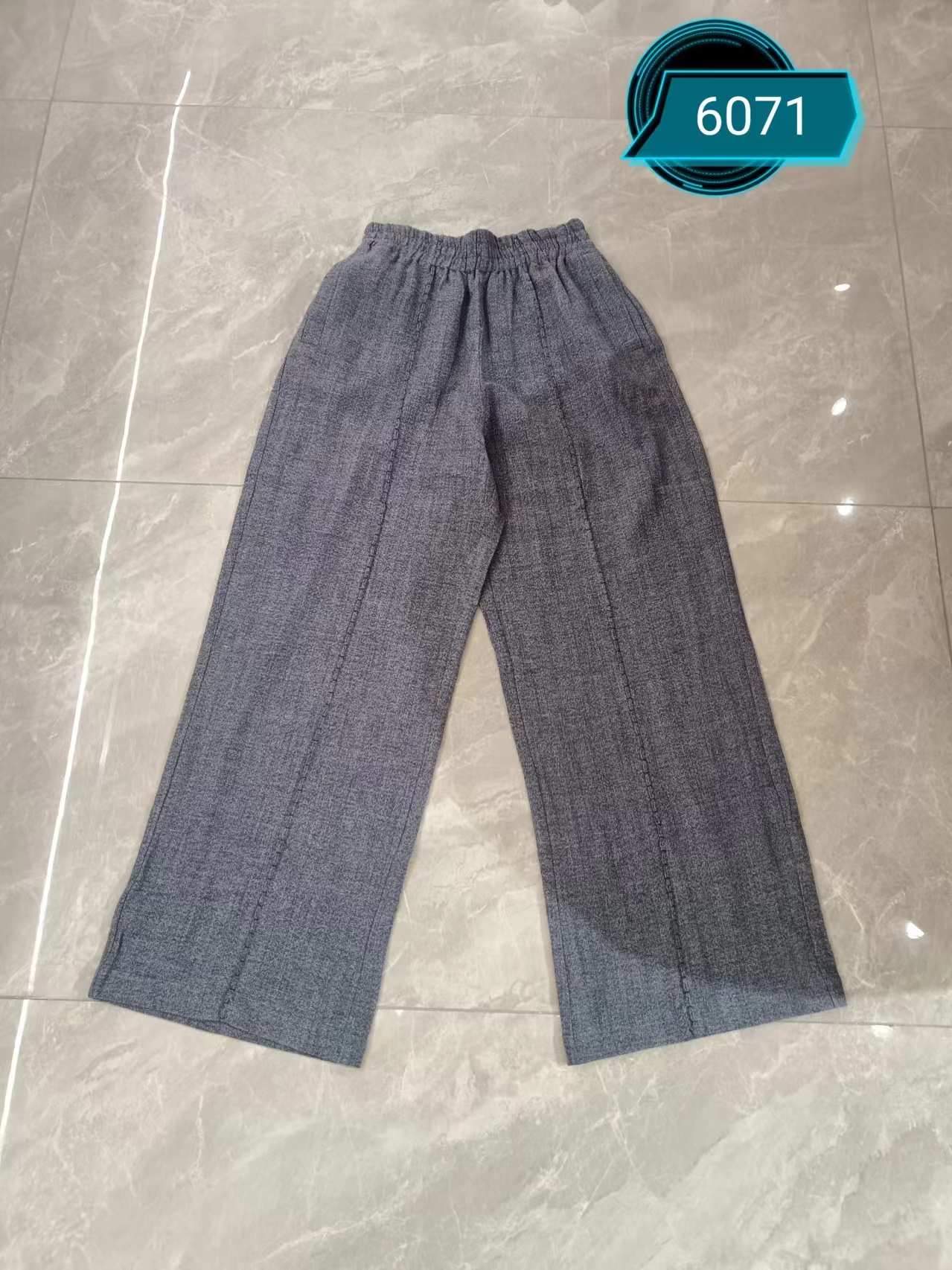 女款；6071竺毛手工休闲裤