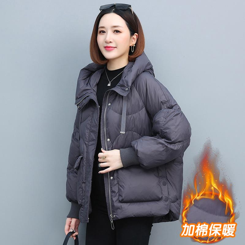 雅鹿羽绒棉衣棉服女士加绒加厚2023冬季爆款新款尺码妈妈洋派棉袄