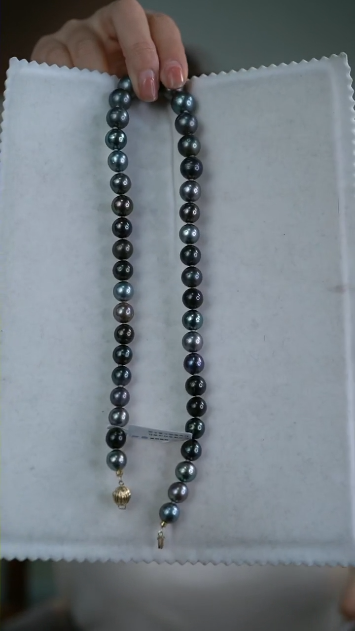 【闪购商品】海水珍珠项链14K金镶嵌8-12mm