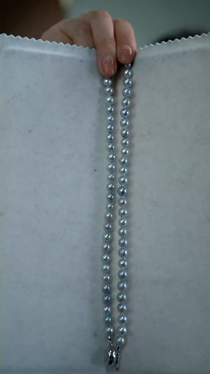 【闪购商品】海水珍珠颈饰银S925镶嵌6-7mm