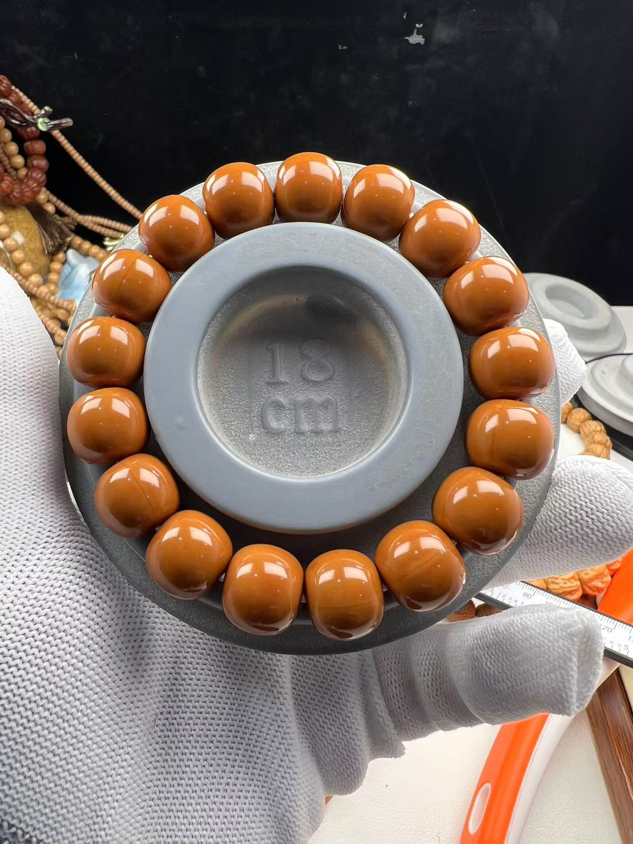 精品·猴头·聚宝盆大老型15mm+（精品高档猴头手串）