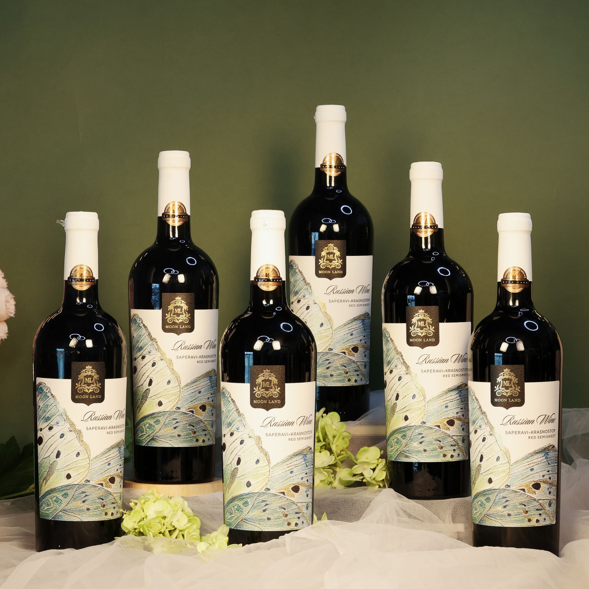 【原瓶进口】 木莱特青黛半甜红葡萄酒12.5度750ml/瓶*6