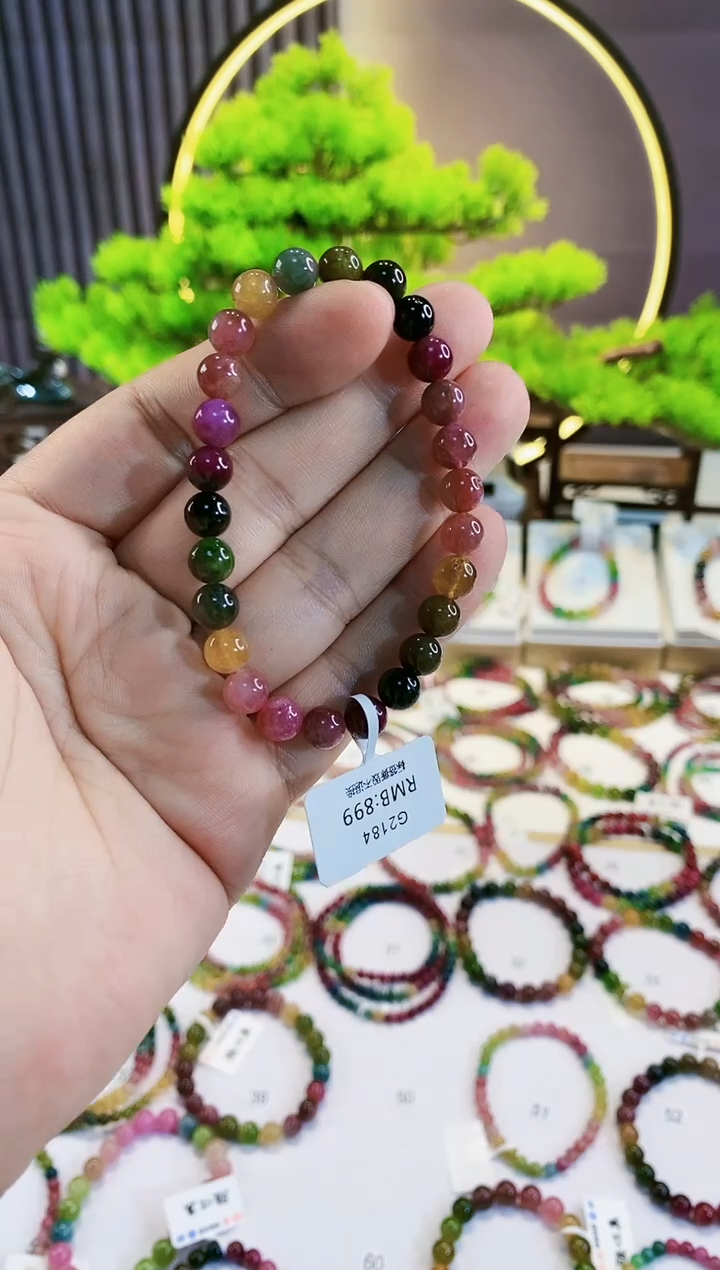 【闪购商品】碧玺手串未镶嵌G2184单圈多样性发货1