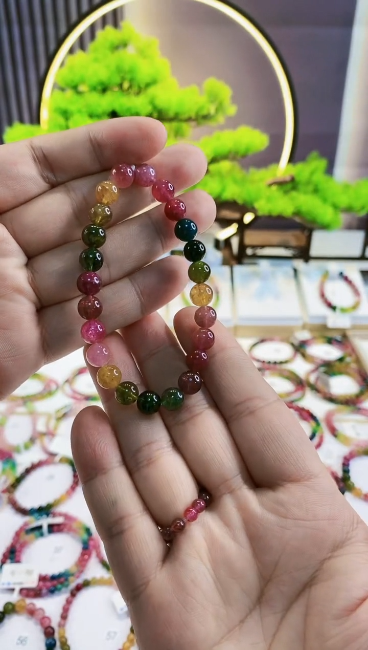 【闪购商品】碧玺手串未镶嵌G2111单圈多样性发货1