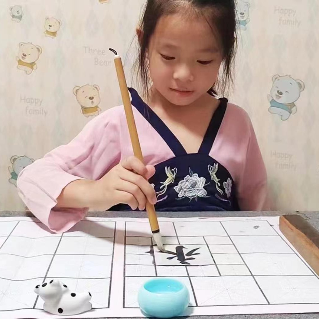 毛笔书画启蒙水写布彩色仿宣儿童清水练习书法绘画涂鸦零基础