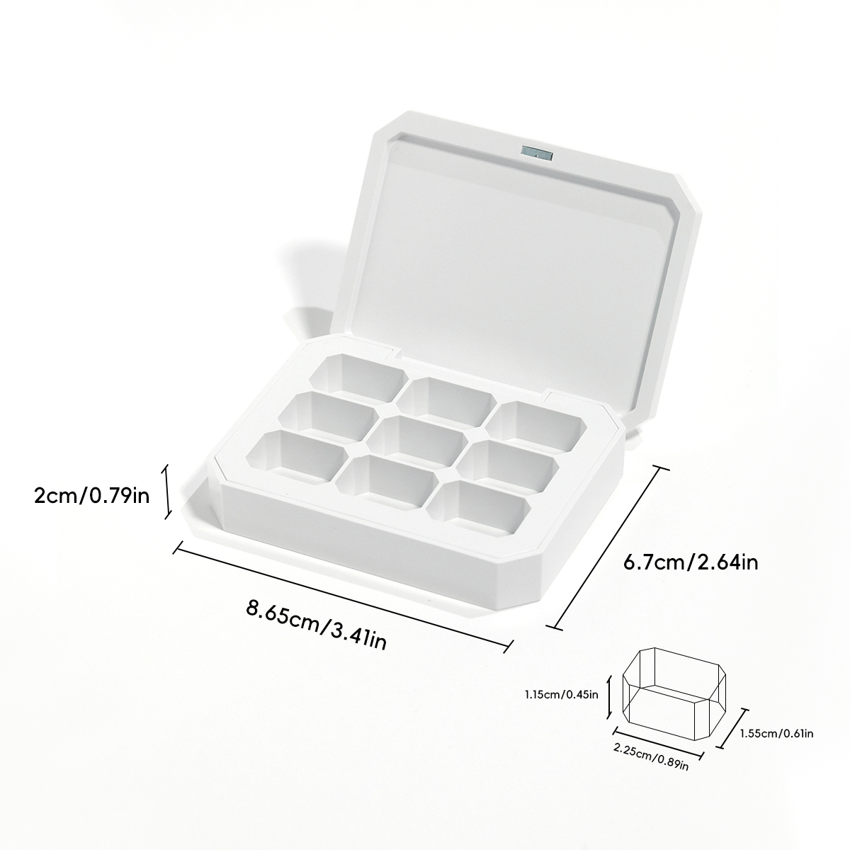 小颖美甲花思蝶随缘已拆九宫格mini盘mini九宫格