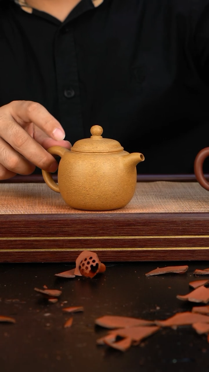 【闪购商品】紫砂茶壶LW黄金段 匏尊